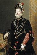 Juan Pantoja de la Cruz third wife of Philip II oil